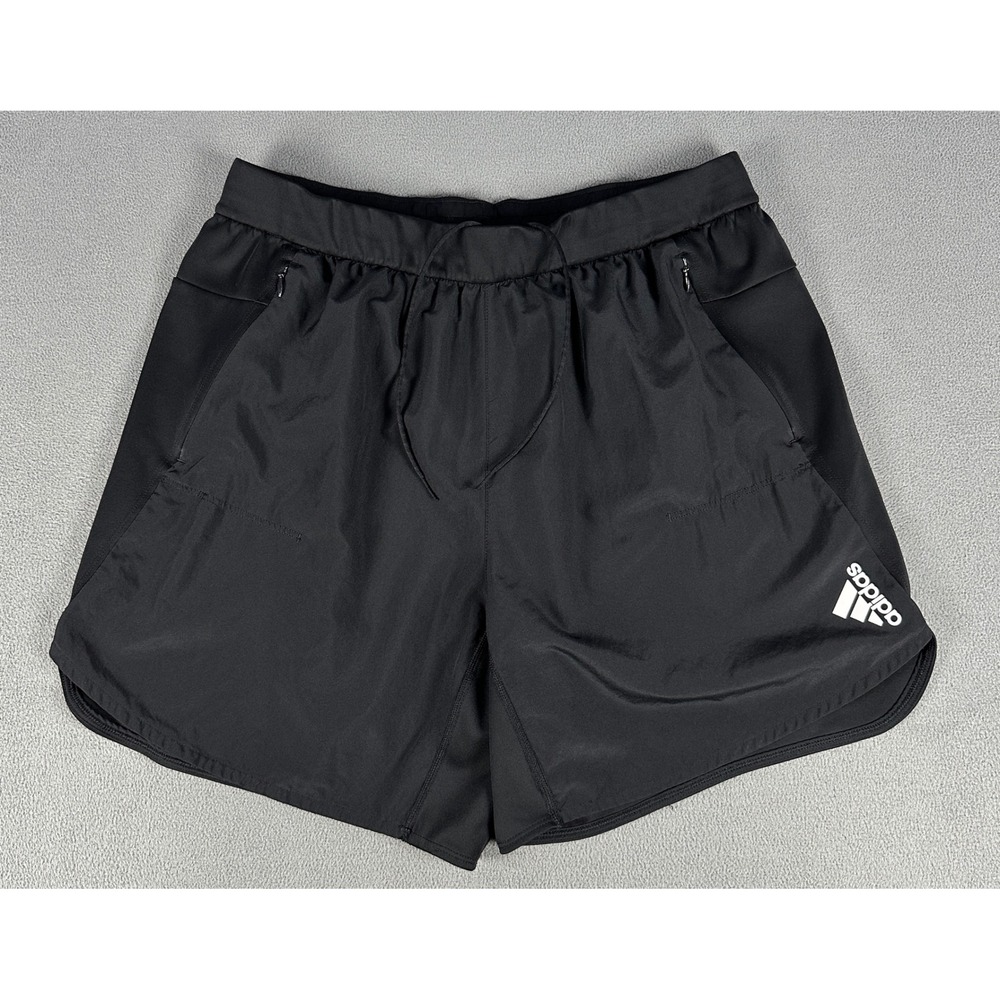 Adidas Shorts Mens XL Black Aeroready 7" Designed For Training Gym Lounge